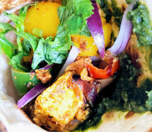 Load image into Gallery viewer, Tofu wrap made with SpiceFix Garam Masala Blend