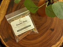 Load image into Gallery viewer, Pack of SpiceFix whole round cinnamon sticks, 3.5 oz on display