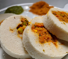 Load image into Gallery viewer, SpiceFix premium turmeric featured in fluffy cakes with potatoes/peas filling