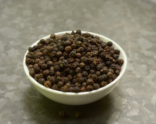 Load image into Gallery viewer, SpiceFix whole Tellicherry peppercorns in a bowl on display 
