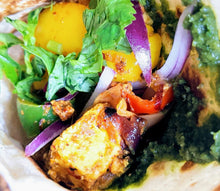 Load image into Gallery viewer, Tofu wrap made with SpiceFix Garam Masala Blend 

