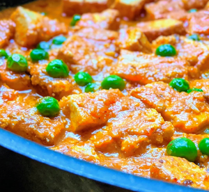 Paneer curry with peas using SpiceFix Magic Trio of spices 
