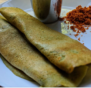 Indian pancakes with SpiceFix Moringa powder and Cinnamon powder